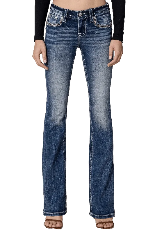 Miss Me Boot Cut Tribal Road Jeans