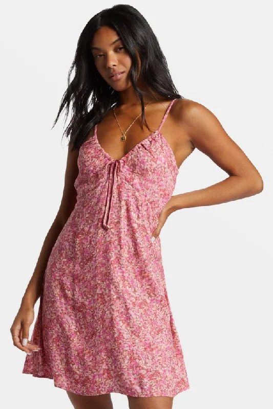 BILLABONG Slip Away Mini Dress Satin mini dresses