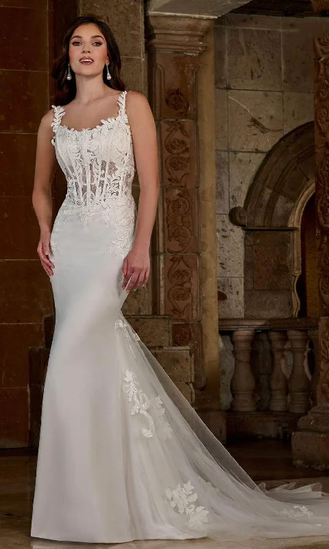 Rachel Allan RB5056 - Corset Sleeveless Bridal Dress Mermaid Style Gown