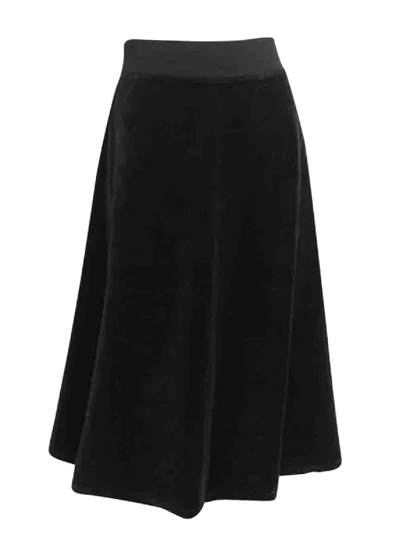 Hard Tail Velour Full Skirt (V-195) Trendy new unclassified skirts