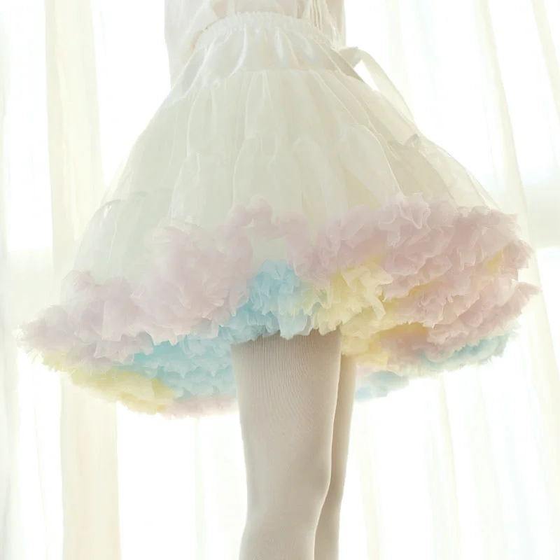 Marshmallow Cloud bustles puff skirt Soft fabric unclassified skirts