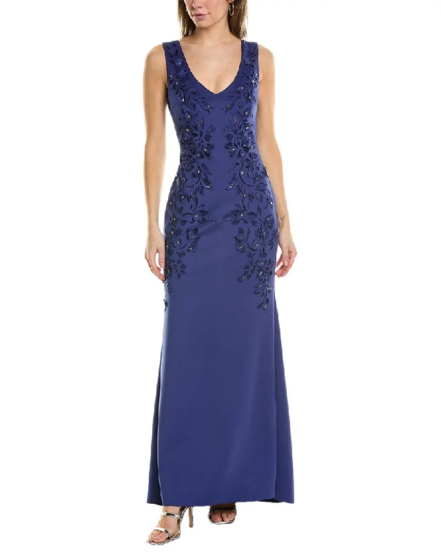 Badgley Mischka Laser Cut Gown Trendy new unclassified dresses