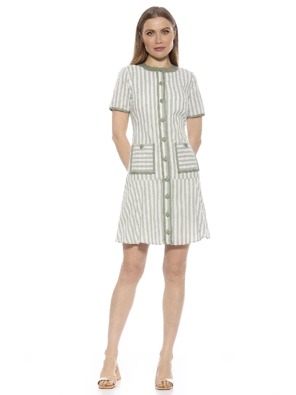 Brecken Stripe Dress Vintage unclassified dresses