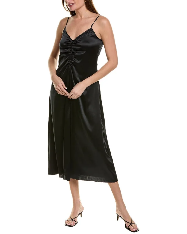 Go> by GoSilk Go Down In Front Silk Dress Elegant evening unclassified dresses