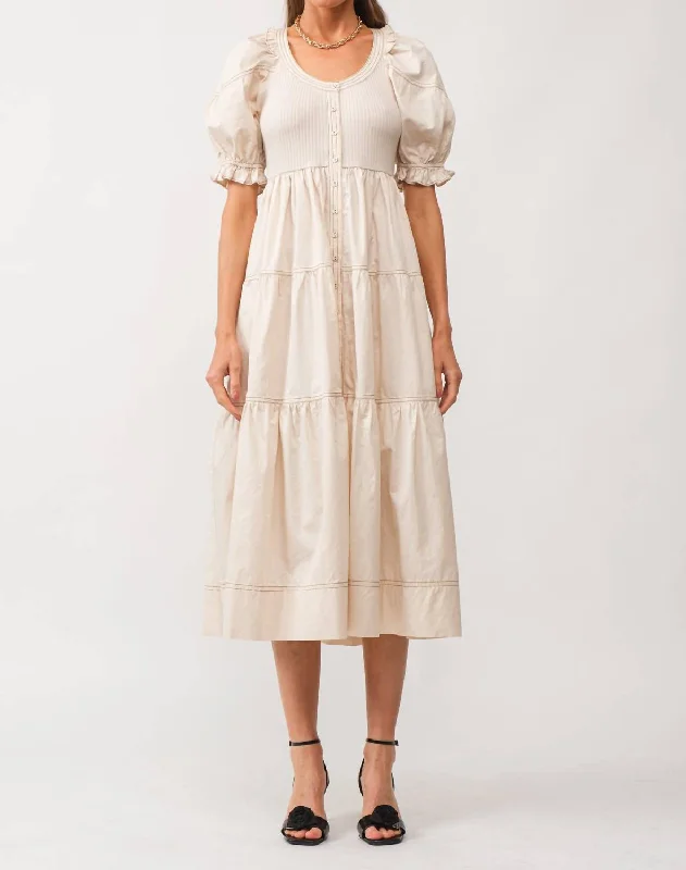 Kora Dress In Natural Discounted unclassified dresses