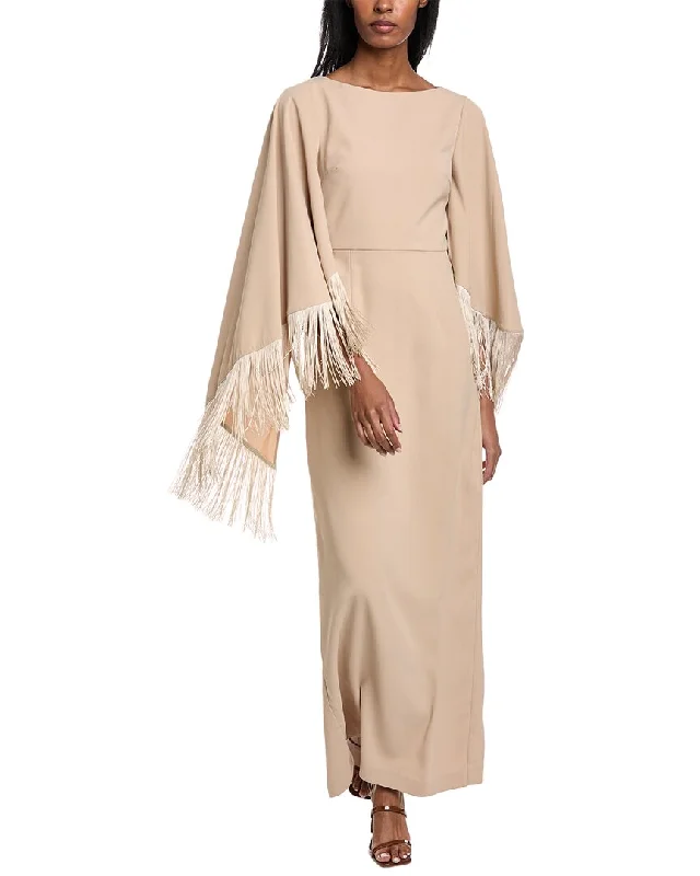 Mikael Aghal Fringe Gown Formal unclassified dresses