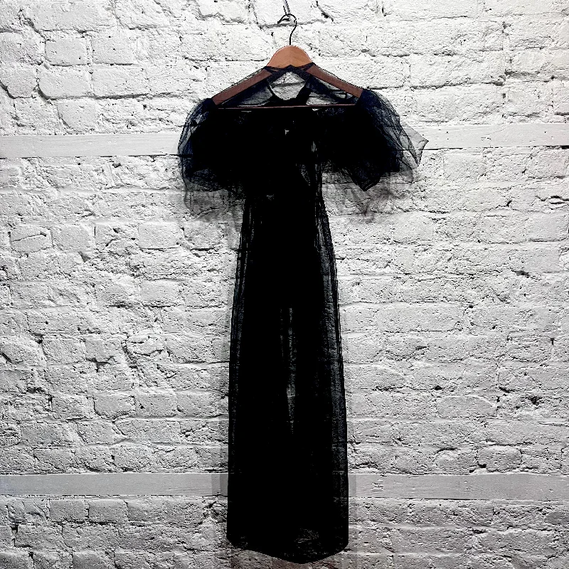 SIMONE ROCHA X HM
SHEER BLACK DRESS
SIZE XS Off-shoulder unclassified dresses