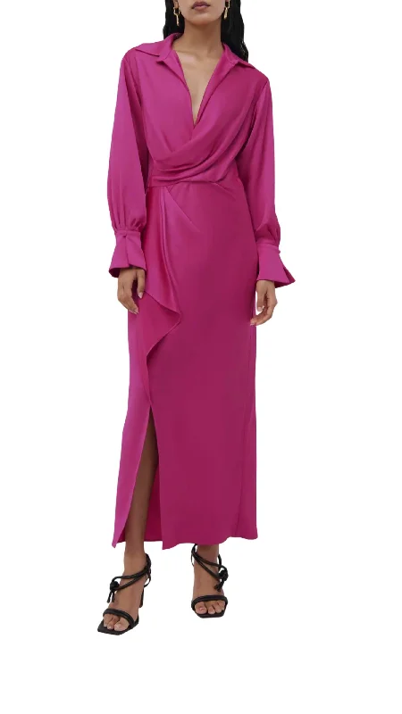 Talita Dress In Bougainvillea Breathable unclassified dresses