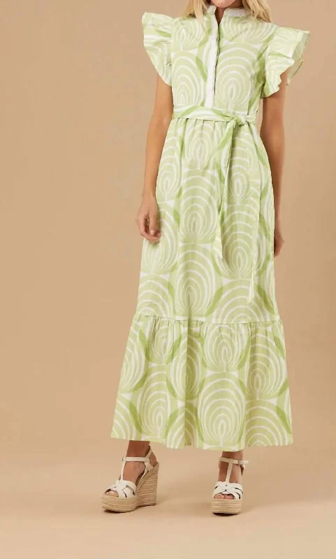 Taylor Dress In Lime Velvet unclassified dresses