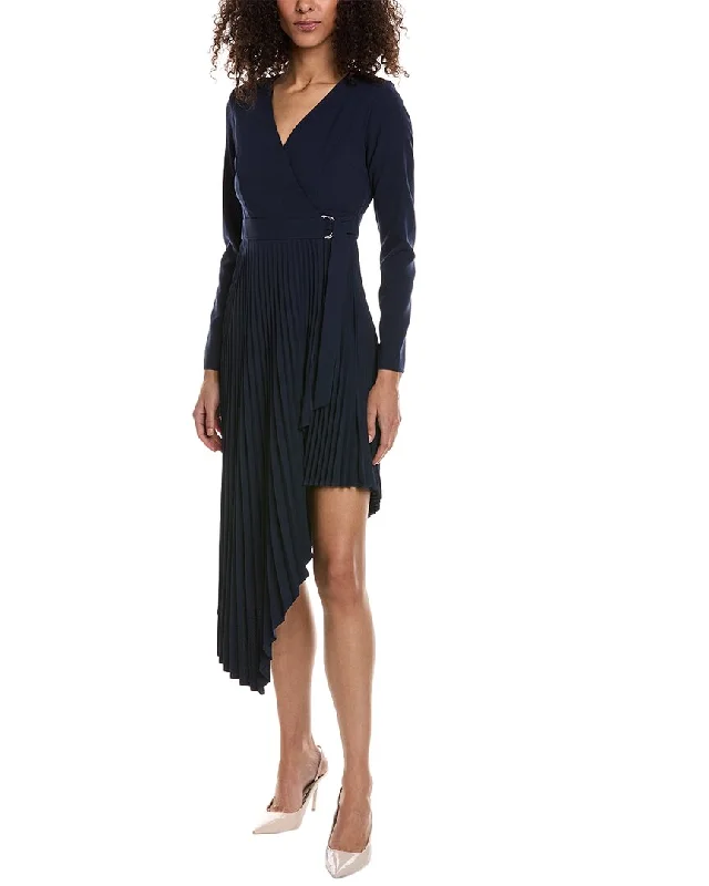 Taylor Stretch Crepe Wrap Dress Designer unclassified dresses