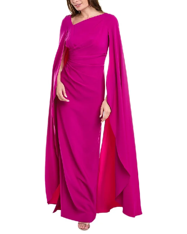 Teri Jon by Rickie Freeman Cape Sleeve Gown Sexy unclassified dresses