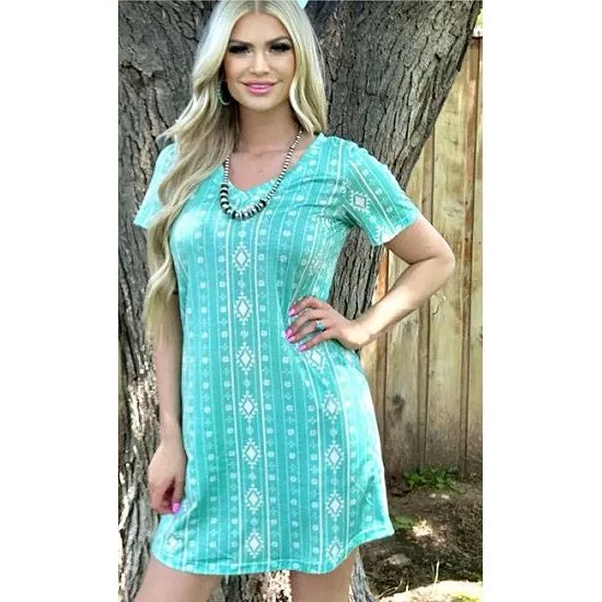 Walking in Turquoise Dress Club unclassified dresses