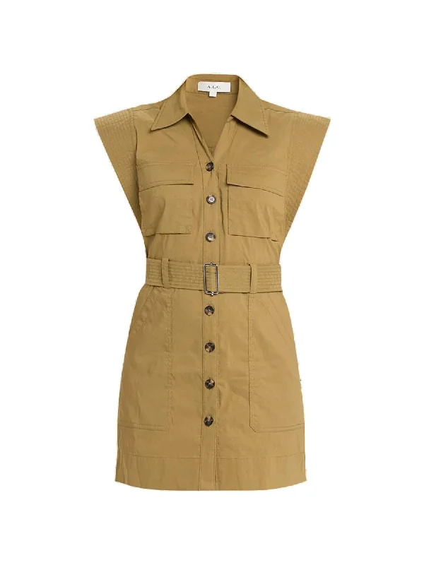 Women's Ava Dress In Drill Preppy unclassified dresses